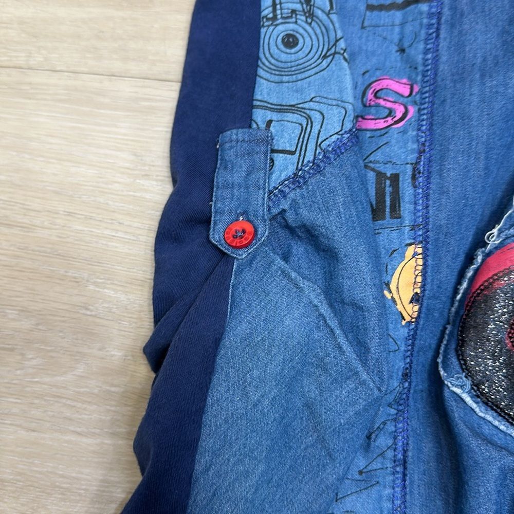 Desigual girls dress, blue, size 7/8 - Picture 5 of 8